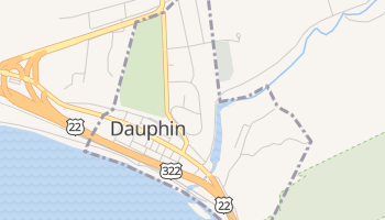 Dauphin, Pennsylvania map