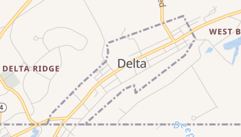 Delta, Pennsylvania map
