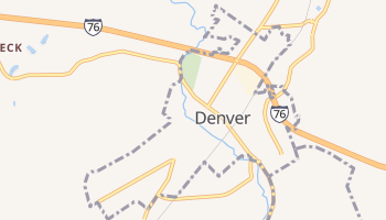 Denver, Pennsylvania map