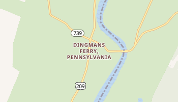 Dingmans Ferry, Pennsylvania map