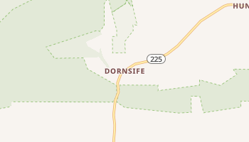 Dornsife, Pennsylvania map