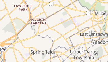 Drexel Hill, Pennsylvania map
