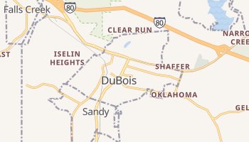 Du Bois, Pennsylvania map