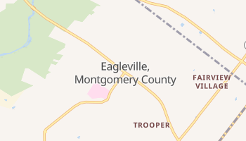 Eagleville, Pennsylvania map