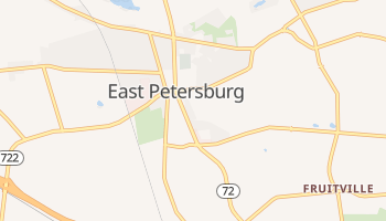 East Petersburg, Pennsylvania map