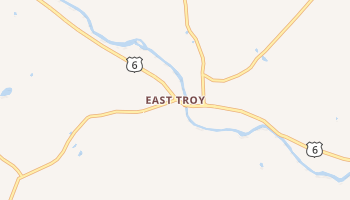 East Troy, Pennsylvania map