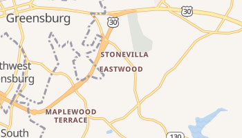 Eastwood, Pennsylvania map