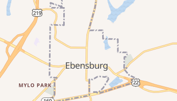 Ebensburg, Pennsylvania map