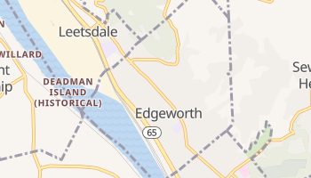Edgeworth, Pennsylvania map