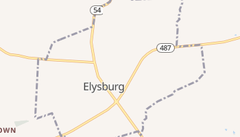 Elysburg, Pennsylvania map