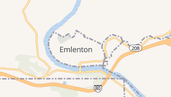 Emlenton, Pennsylvania map