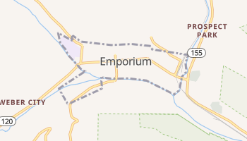 Emporium, Pennsylvania map