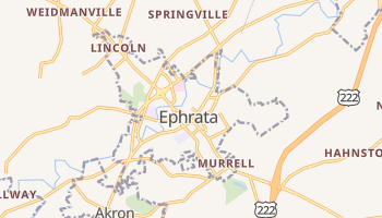 Ephrata, Pennsylvania map