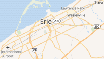 Erie, Pennsylvania map