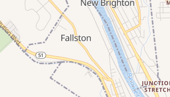 Fallston, Pennsylvania map