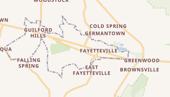 Fayetteville, Pennsylvania map