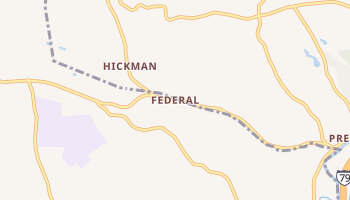Federal, Pennsylvania map