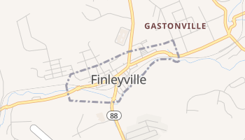 Finleyville, Pennsylvania map