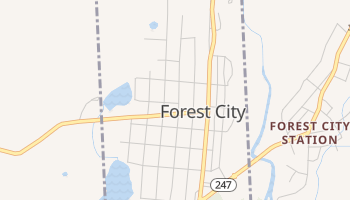 Forest City, Pennsylvania map