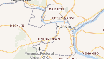 Franklin, Pennsylvania map