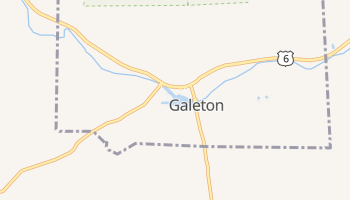 Galeton, Pennsylvania map