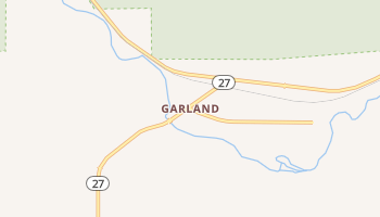 Garland, Pennsylvania map