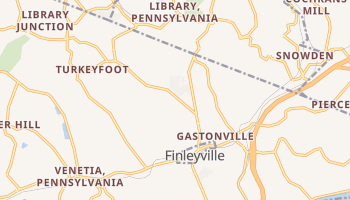 Gastonville, Pennsylvania map