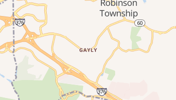Gayly, Pennsylvania map