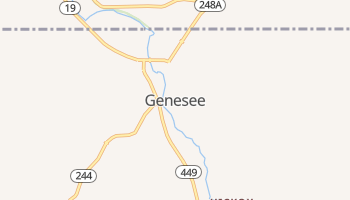 Genesee, Pennsylvania map