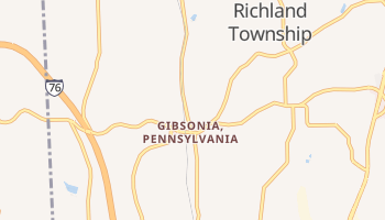 Gibsonia, Pennsylvania map