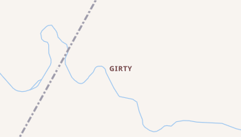 Girty, Pennsylvania map