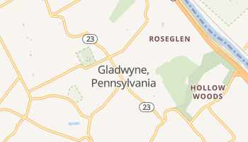 Gladwyne, Pennsylvania map