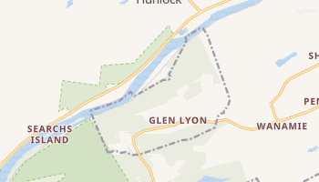 Glen Lyon, Pennsylvania map