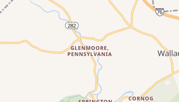 Glenmoore, Pennsylvania map