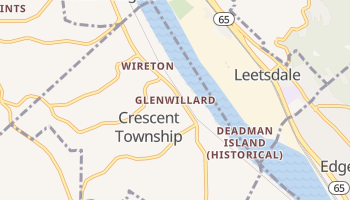 Glenwillard, Pennsylvania map