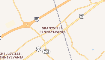 Grantville, Pennsylvania map