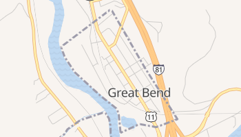 Great Bend, Pennsylvania map