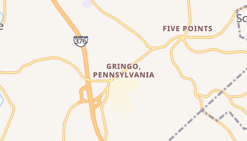 Gringo, Pennsylvania map