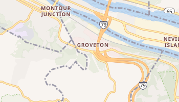 Groveton, Pennsylvania map