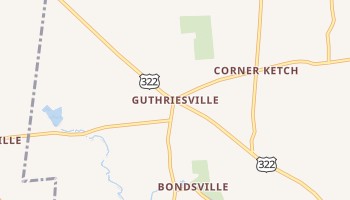 Guthriesville, Pennsylvania map
