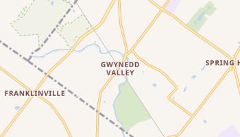 Gwynedd Valley, Pennsylvania map