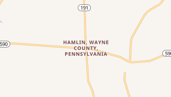 Hamlin, Pennsylvania map