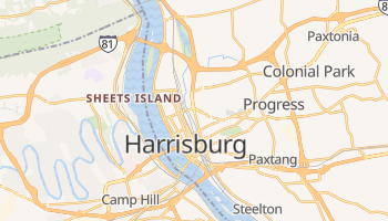 Harrisburg, Pennsylvania map