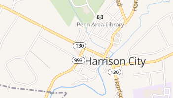 Harrison City, Pennsylvania map