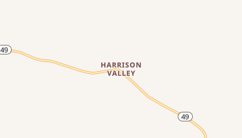Harrison Valley, Pennsylvania map