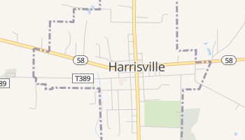 Harrisville, Pennsylvania map