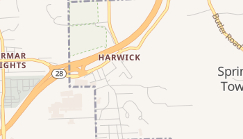 Harwick, Pennsylvania map