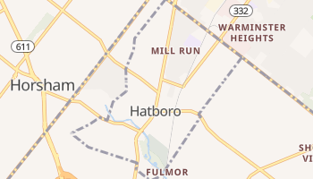 Hatboro, Pennsylvania map