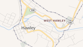 Hawley, Pennsylvania map