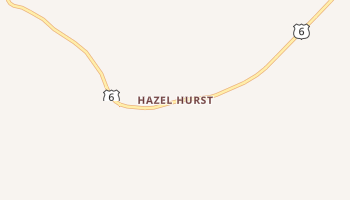 Hazel Hurst, Pennsylvania map